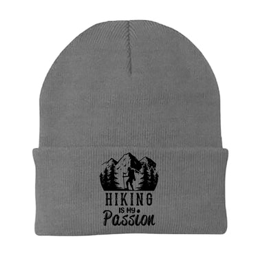 Hiking Is My Passion Embroidered Beanie